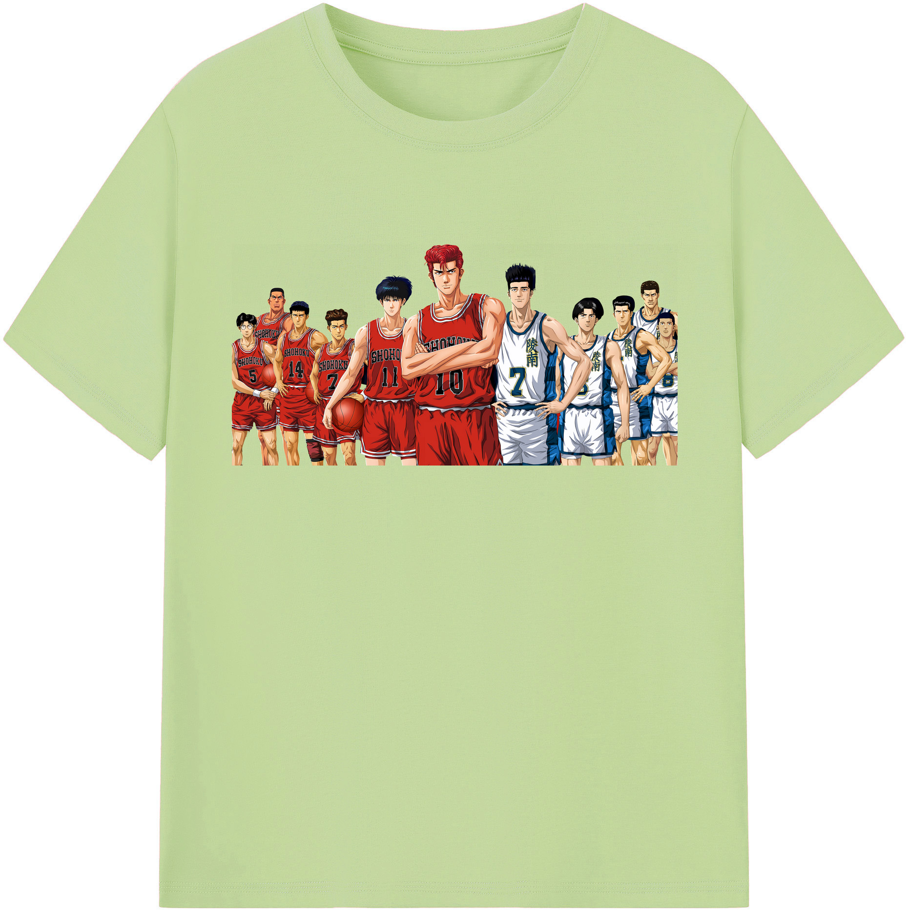 （画像用） SLAM DUNK／スラムダンク 綿100％半袖Tシャツ（フロントプリント）